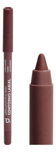 Lápis Labial Contorno Apontável Textura Macia Cacau  Dailus 