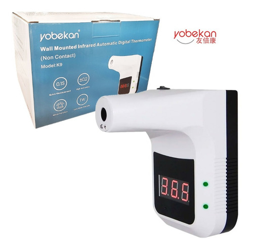 Imagen 6 de 7 de Termómetro Digital Infrarrojo De Pared Sin Contacto Yobekan