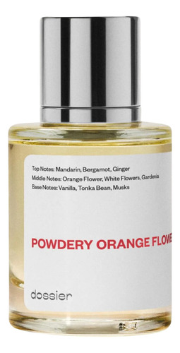 Perfume Dossier Para Mujer Powdery Orange Flower 