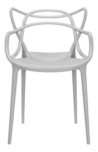 2xhome - Silla De Comedor - Gris - Diseño Moderno Y Contempo