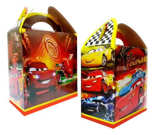 Cars Caja Dulcera 20 Piezas Dulceros Fiesta Rayo Mcqueen