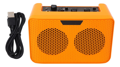Amplificador De Guitarra Portátil, Altavoz Bt Con Salida Elé
