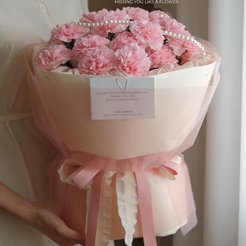 80 Hojas De Papel Celofán Coreano Ramos Y Arreglos Florales Color Multicolor