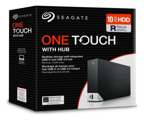 Disco Externo Seagate Stlc10000400 10tb One Touch Usb 3.0