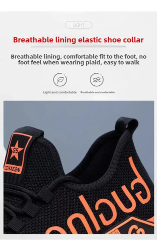 Zapatillas Deportivas Casuales Para Hombre, Ligeras Y Transpirables