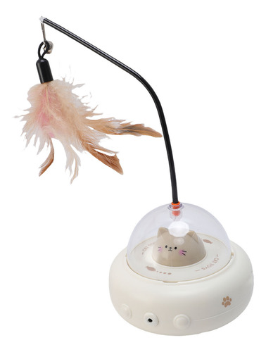 Varita Interactiva Automática Con Forma De Plumas Para Gatos