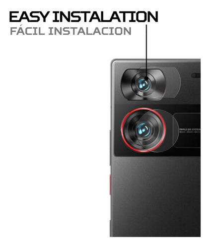 Protector De Camara Antishock Para Zte Nubia Z60 Ultra