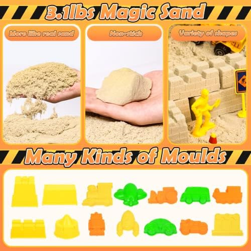Kit De Arena Toylink Construction Sandbox Toys Para Niños, 3
