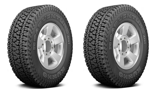 Kit de 2 llantas Kumho Road venture at51 Road Venture AT51 LT 31x10.5R15 109 R