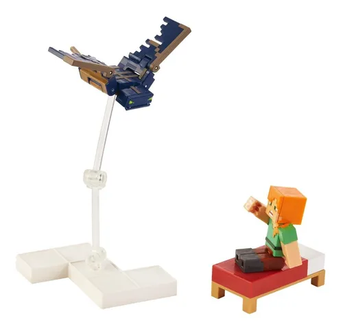 Minecraft Mu ecos Articulados Mattel Phantom Y Alex