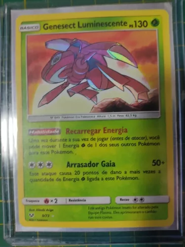 Carta Pokemon Genesect Luminescente Shiny