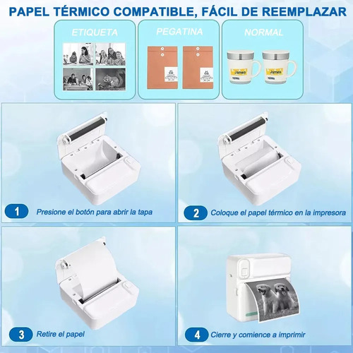 Mini Impresora Térmica Inalámbrica Bluetooth+usb