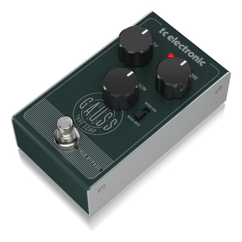 Guitarra Tc Electronic Gauss Tape Echo Pedal Delay Sustain Green