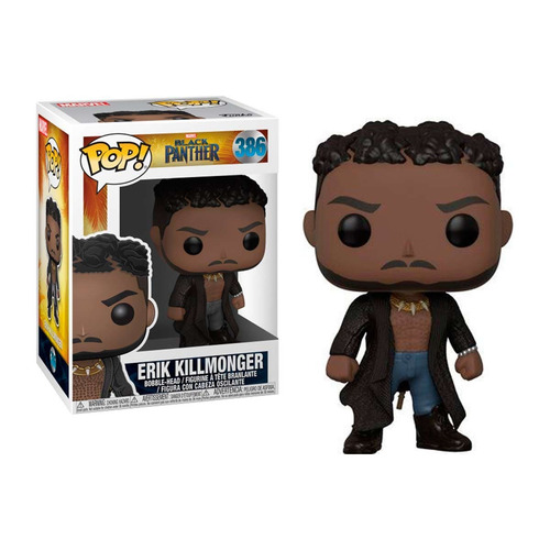 Funko Pop 386 Black Panther - Erik Killmonger W/ Scar