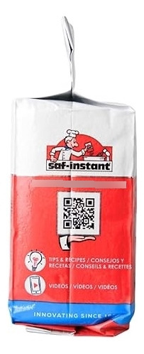 Pack X 4 Levadura Seca Saf-instant Roja - 500 Grs Sin Tacc