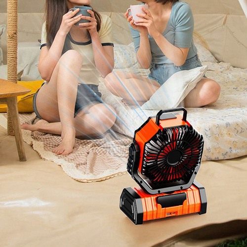 Ventilador De Camping For Exteriores Con Luz, 20000 Mah