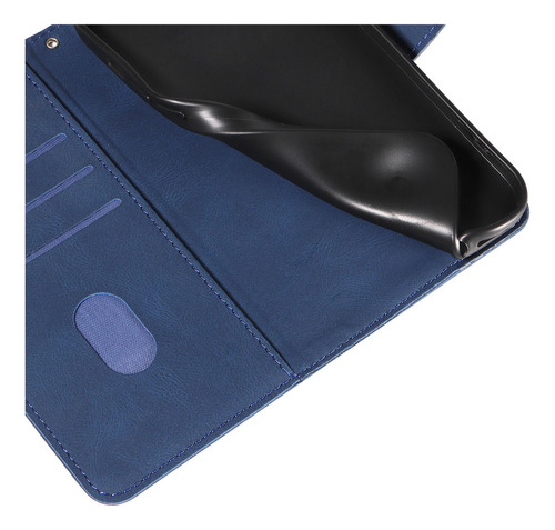 B Funda De Teléfono Flip Card Wallet For Samsung