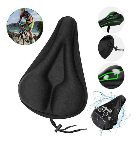 Funda De Asiento De Bicicleta Con Gel Acolchonado