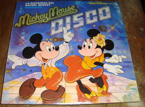 Walt Disney Mickey Mouse Disco Lp Argentino Kktus
