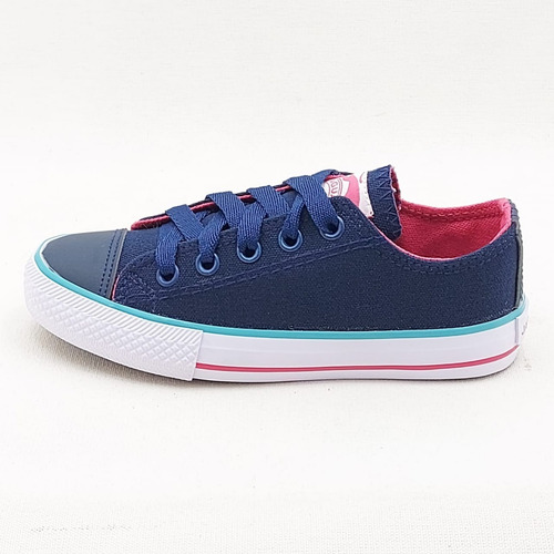 Imagen 3 de 4 de Zapatilla Nene Nena Niños Lona Cordones Jaguar 8174 27-33