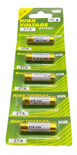 Pila Batería 27a 12v Marca High Voltage Multiproposito Contr