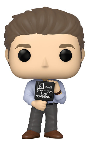 Figura De Jim Con Cartel Funko Pop Tv The Office