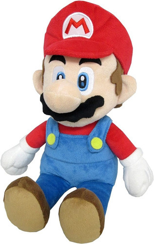 Peluche Plush Super Mario Mario 34 Cm (sanei)