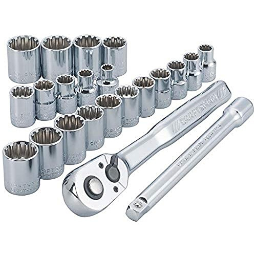 Socket Set, Universal, 3/8-inch Drive, 19-piece (cmmt12...