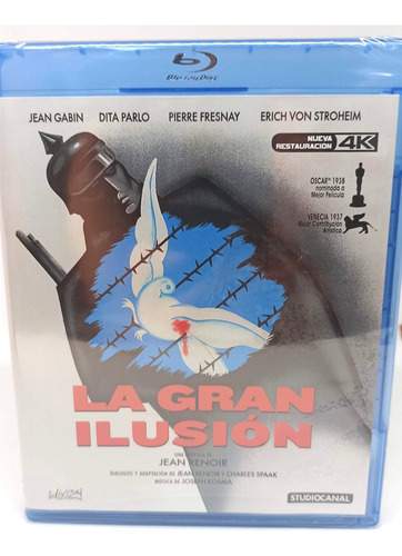 La Gran Ilusion  Jean Renoir Pelicula Blu-ray, Zona B