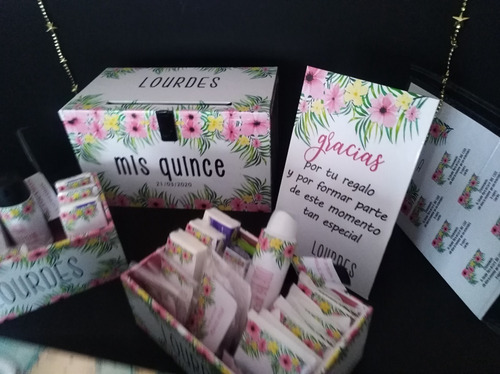 Imagen 9 de 10 de Kit De Baño Personalizado Para Eventos 15 Años, Boda Fiesta