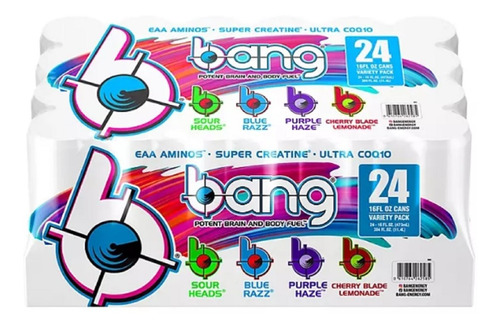 Bebida Energetica Bang Energy 24 Pack 473ml