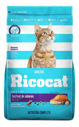 Ricocat Atún, Sardina Y Trucha, Gatos Adultos 9kg