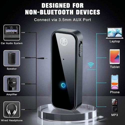 Transmisor/receptor Bluetooth 5.0 Lcd Para Pc, Tv, Bocina