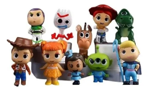 Coleção Toy Story Com 10 Bonecos A Pronta Entrega