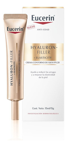 Contorno De Ojos Eucerin Hyaluron Filler + Elasticity 15ml