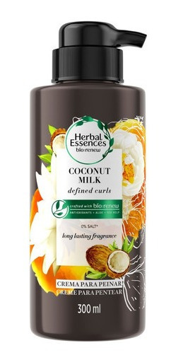 Herbal Essences Crema De Peinar Bío Renew Coconut Milk 300ml MercadoLibre