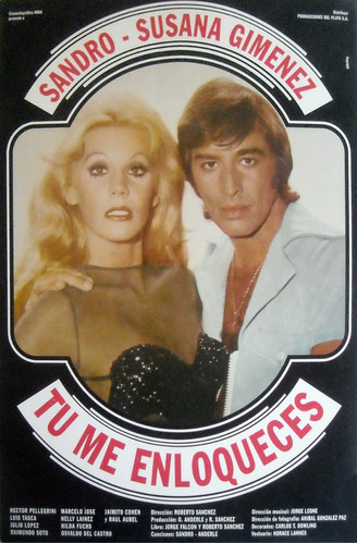 Tu Me Enloqueces (1969) Sandro Y Susana Gimenez Dvd