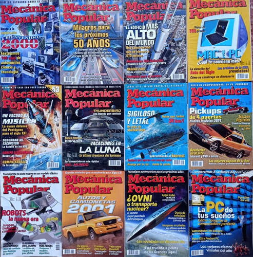 Mecánica Popular Año 2000 / Revistas Año Completo 