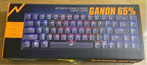 Teclado Mecánico Gamer Noga Ganon 65%