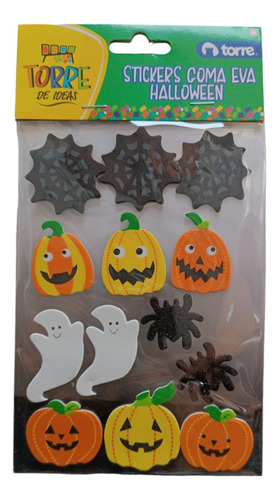 Stickers De Halloween  Goma Eva Torre