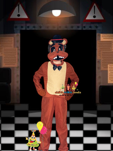 Disfraz Videojuegos Fnaf Terror Niños Oso Terror Fred Halloween