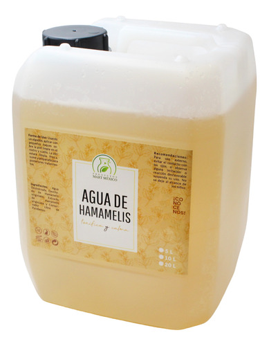 Agua De Hamamelis - 10 Litros