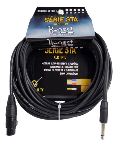Cabo Xlr Fema X P10 Microfone 4,57m Konect