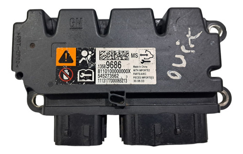 Modulo Airbag Gm Onix Prisma 13 A 19 13589686 Para Resetar
