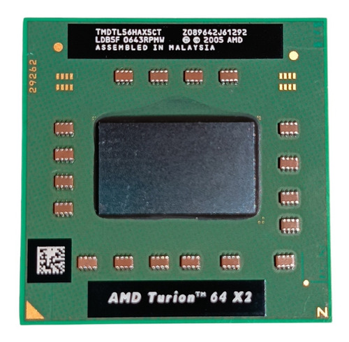 Procesador Cpu Amd Turion 64 X2 1.8ghz 1mb Caché 2005 800 (Usado)