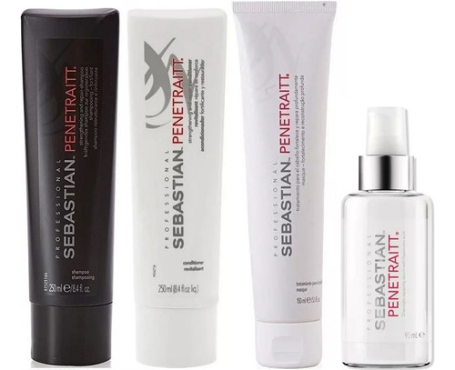 Shampoo Acondicionador Mascarilla Serum Sebastian Penetraitt