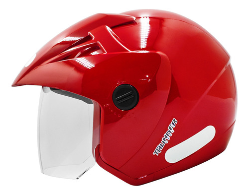 Capacete Aberto De Moto Ebf Thunder Open Solid Sem Adesivo