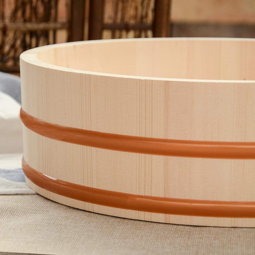 Tina De Madera Mezclar Arroz De Sushi Oke, 1 Pieza, 45 ...