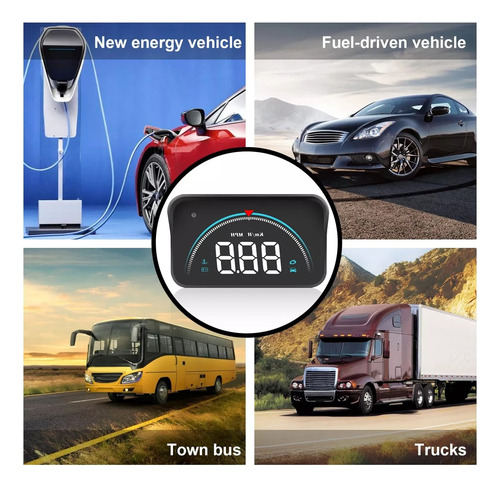 Speedometer Heads Up Display Car Hud M8, Obd Digital Speed S