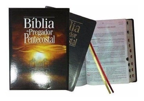 Biblia Do Pregador Pentecostal Preta